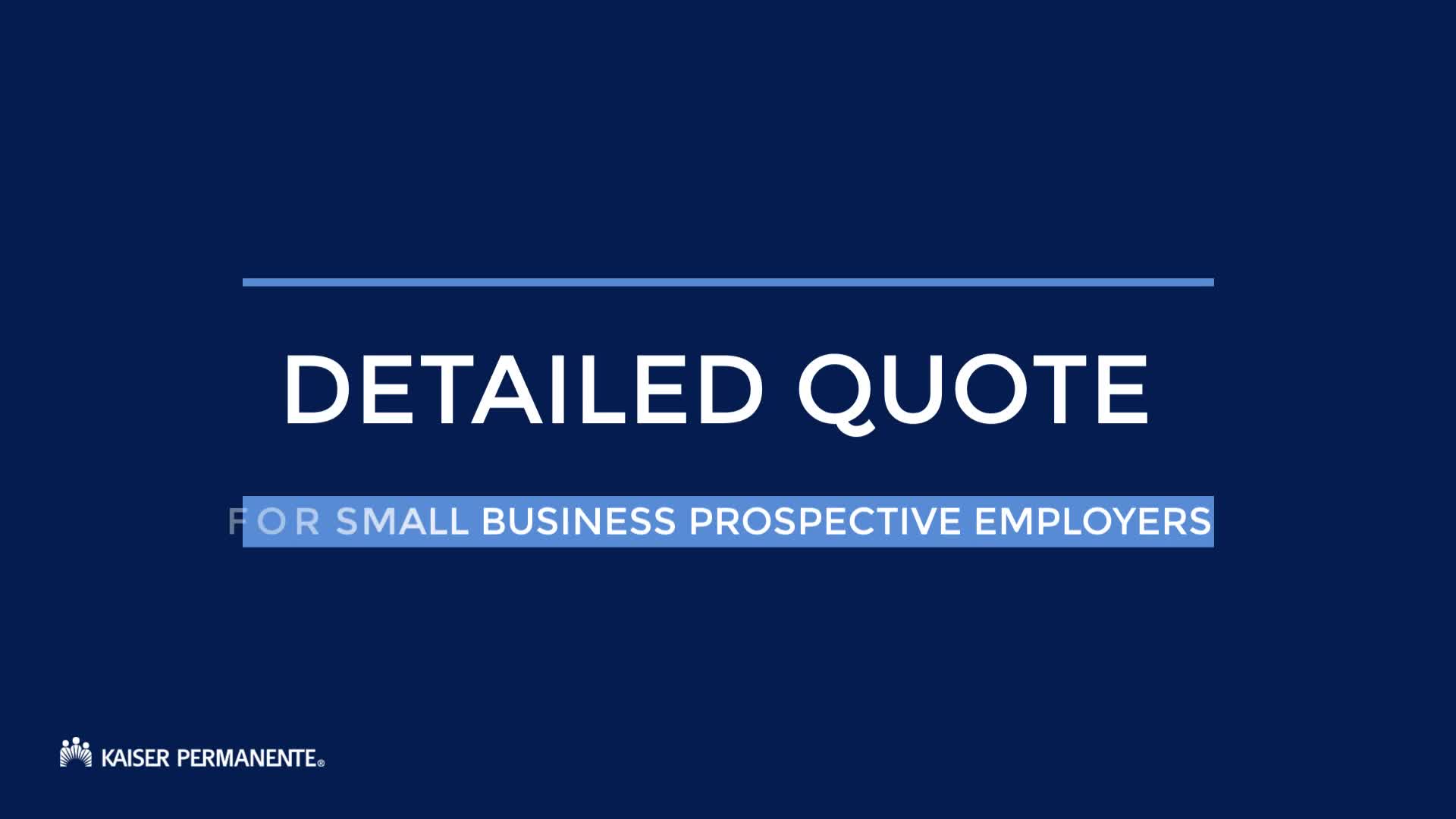 Detailed quote